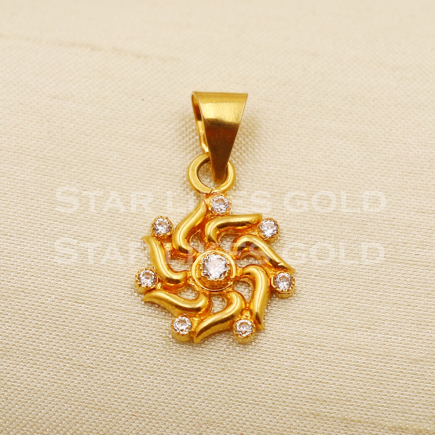 22k Yellow Gold Handmade Pendant Jewelry, PR1249