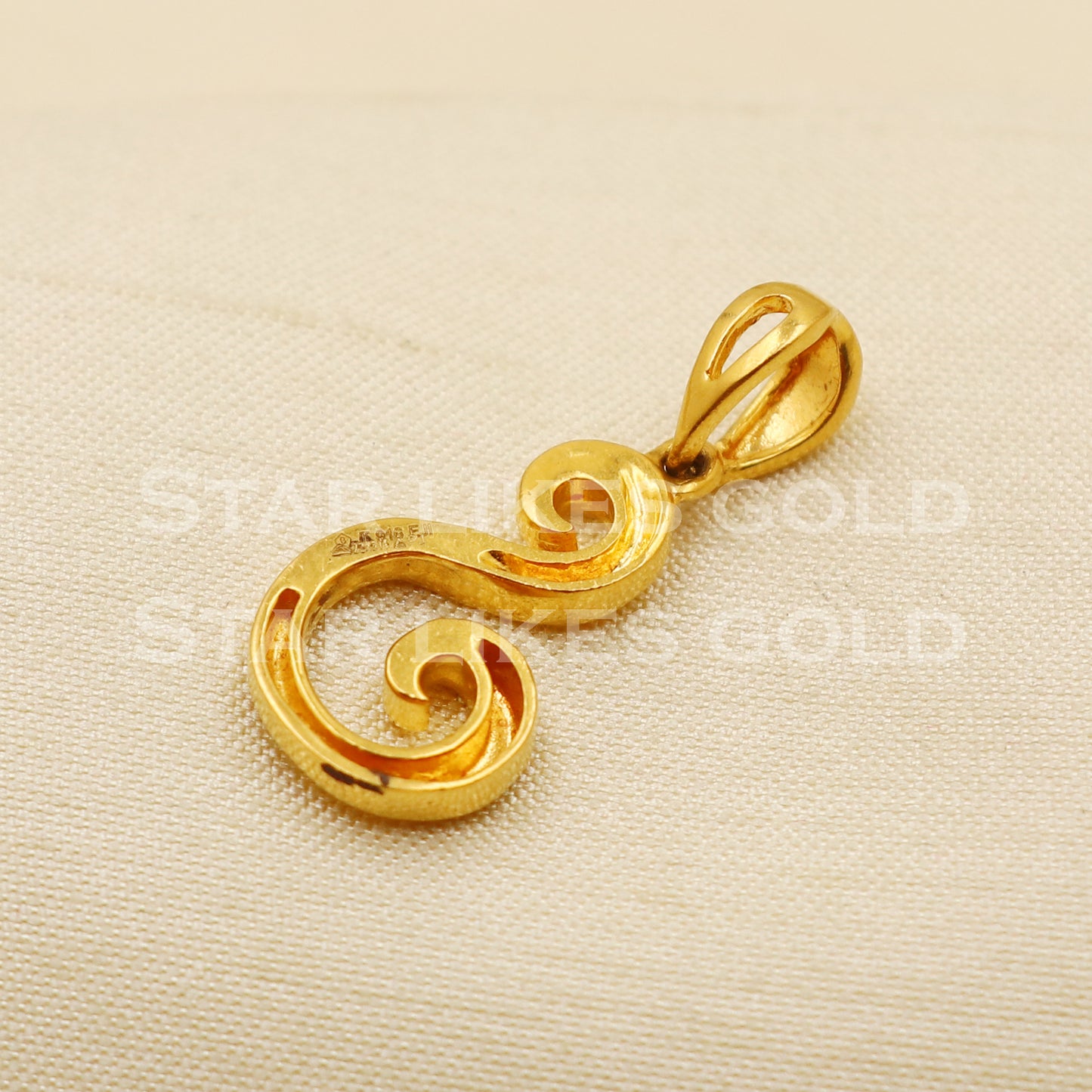 22k Yellow Gold Handmade Pendant Jewelry, PR1259