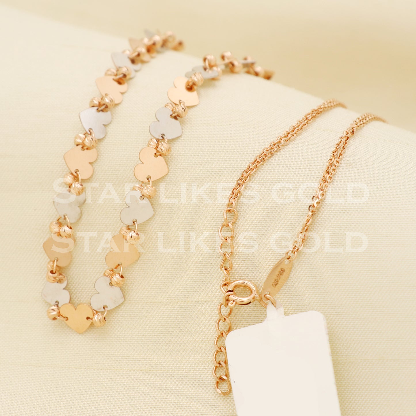 18k 18KT GOLD chain necklace Handmade fine Jewelry, PR1332