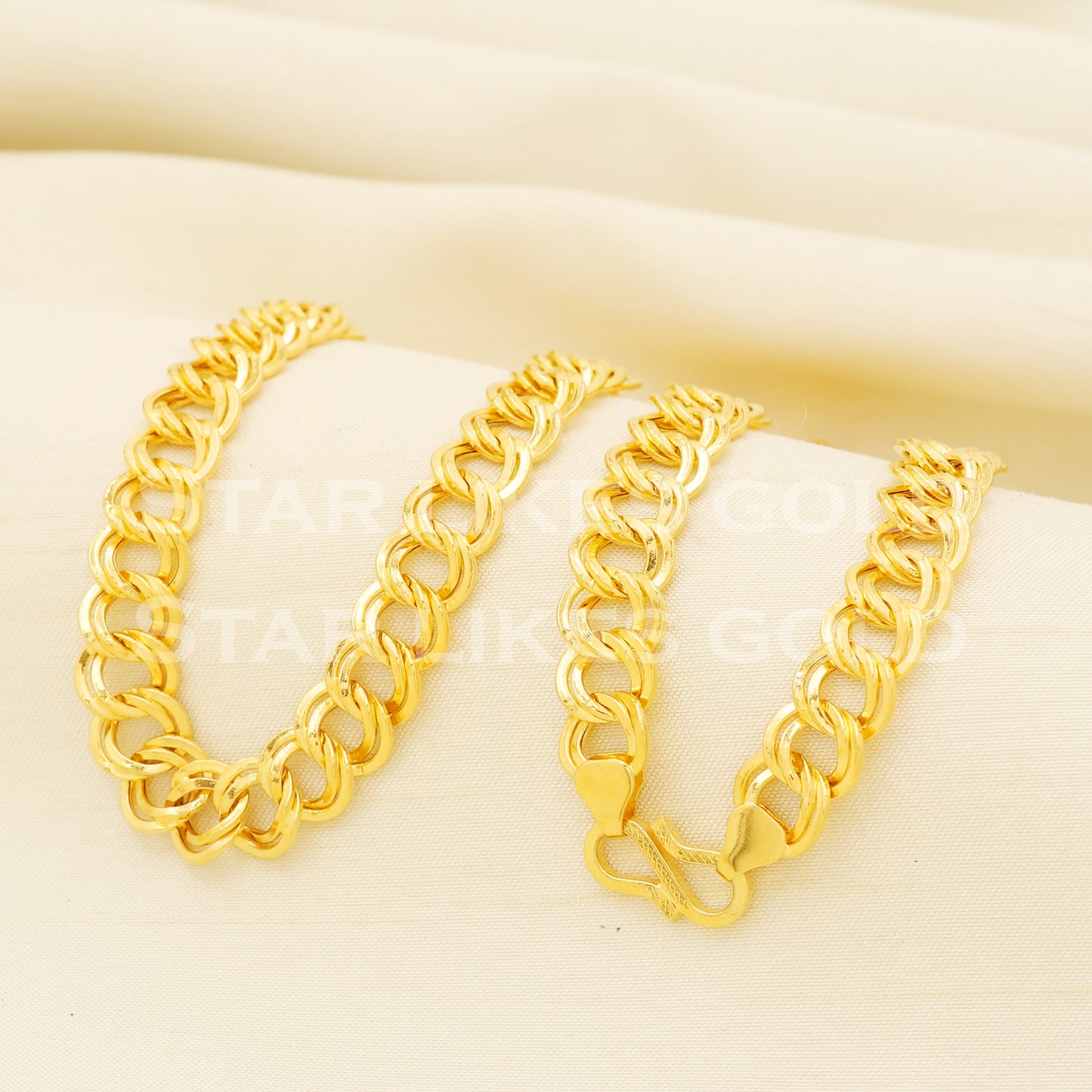 22k 22KT GOLD chain necklace Handmade fine Jewelry, PR1359