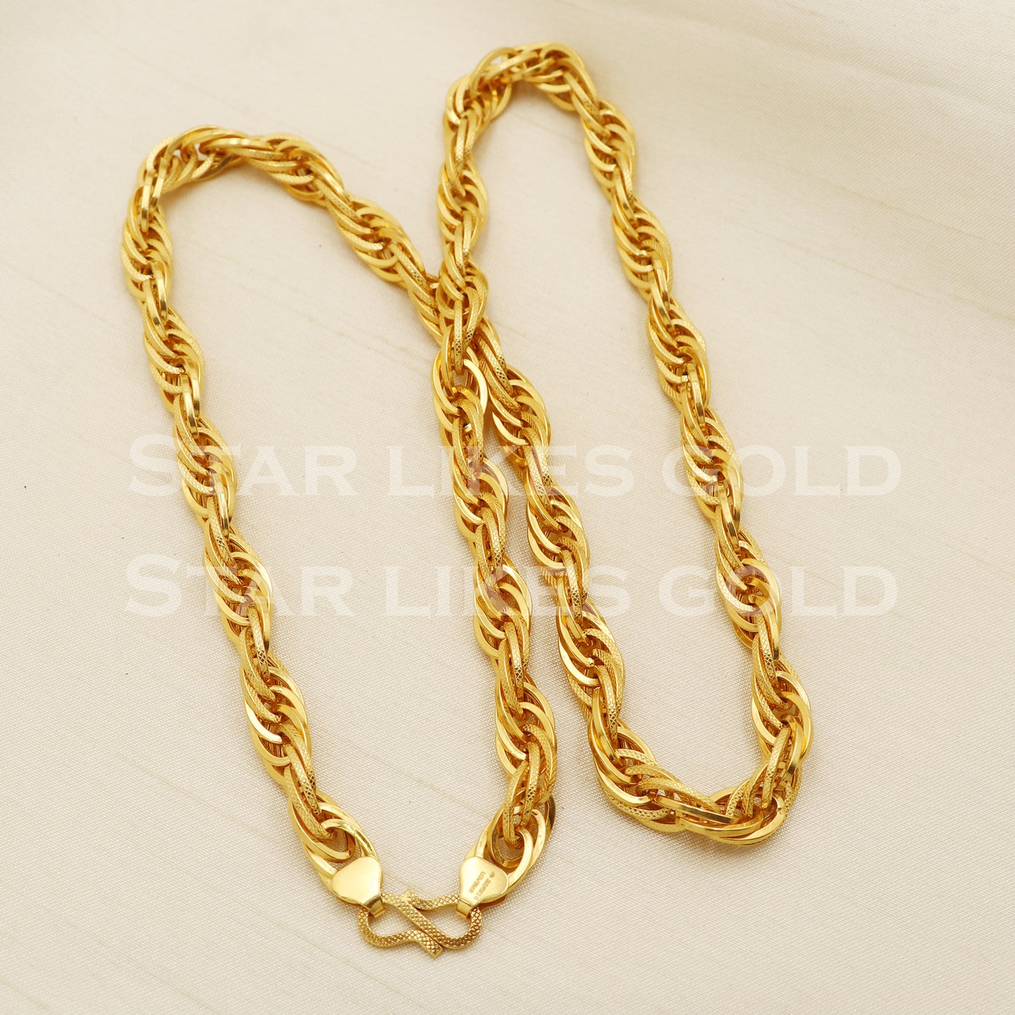22k 22KT GOLD chain necklace Handmade fine Jewelry, PR1360