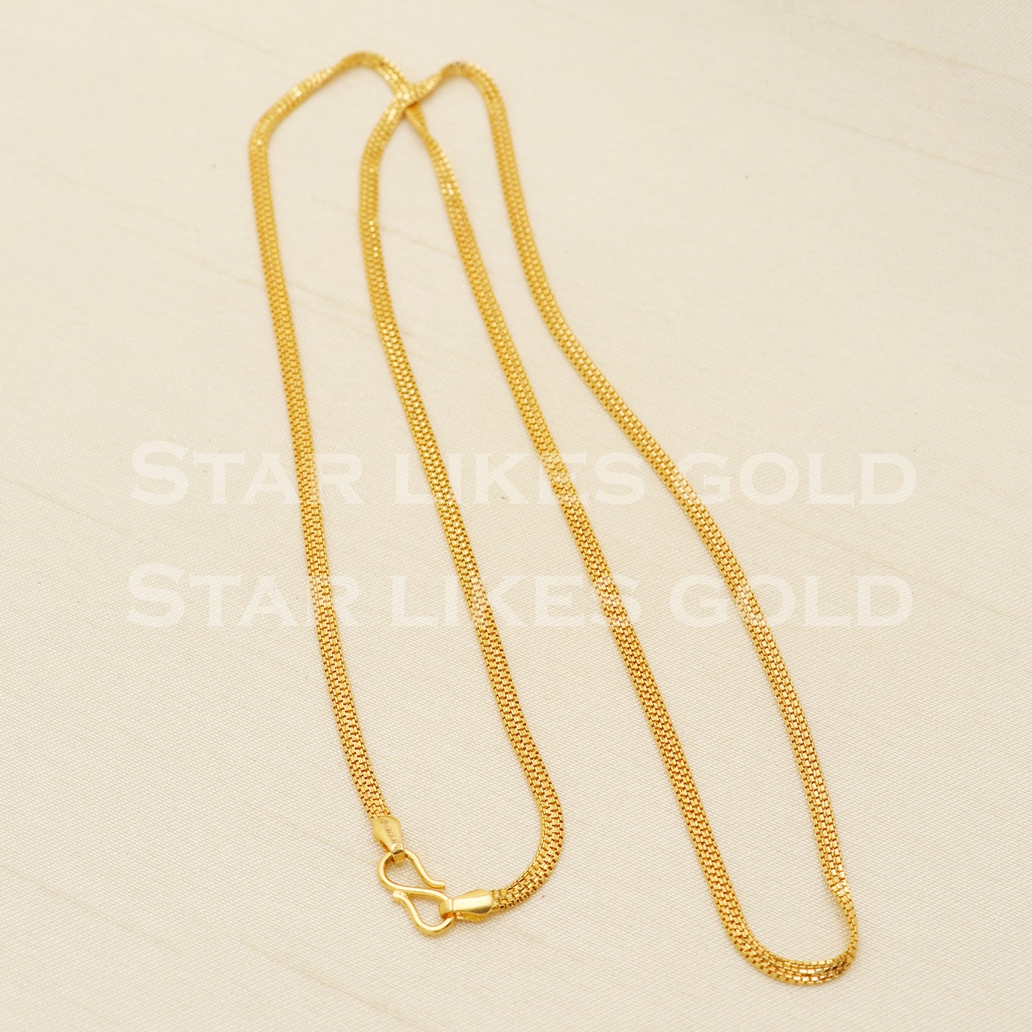 22k 22KT GOLD chain necklace Handmade fine Jewelry, PR1362