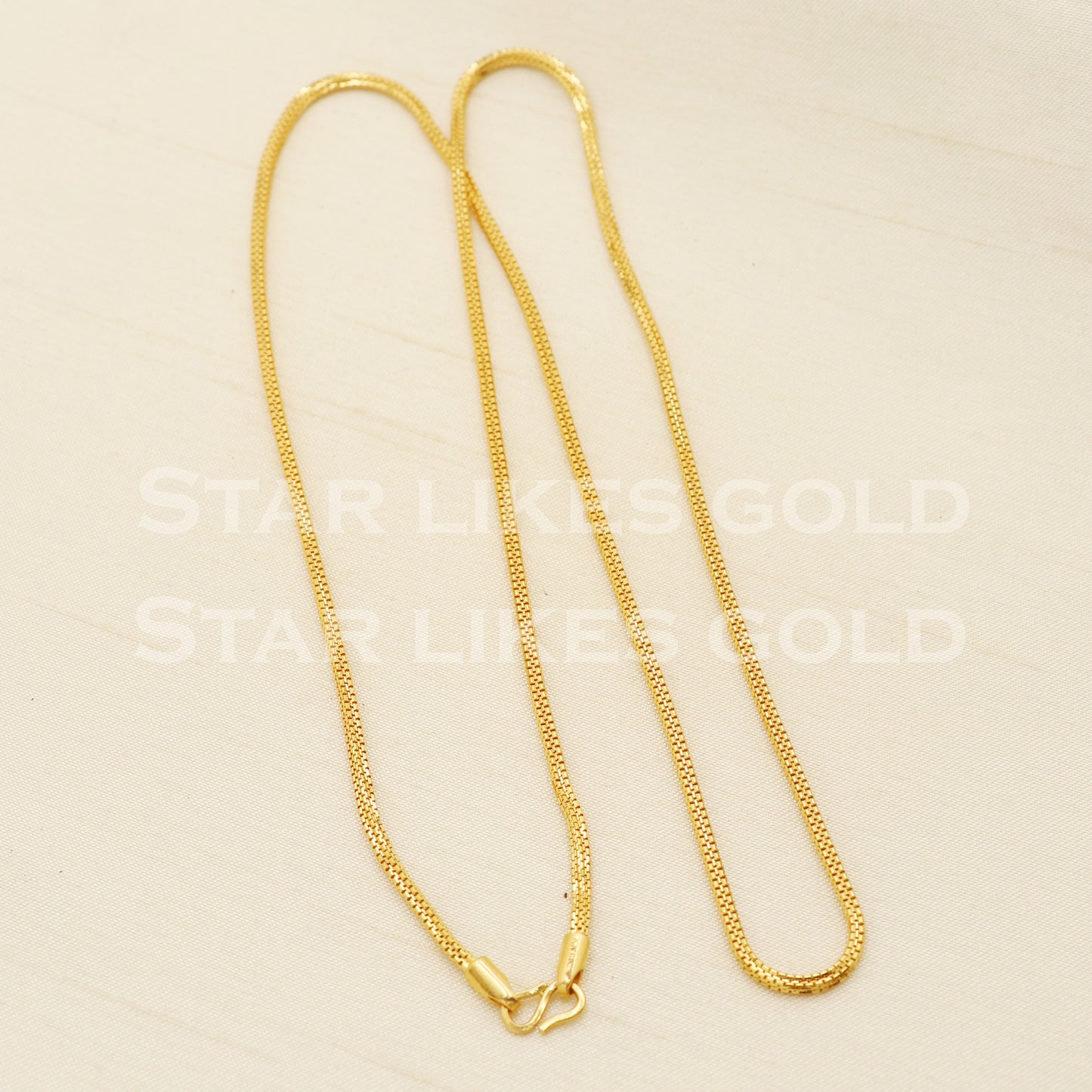 22k 22KT GOLD chain necklace Handmade fine Jewelry, PR1363
