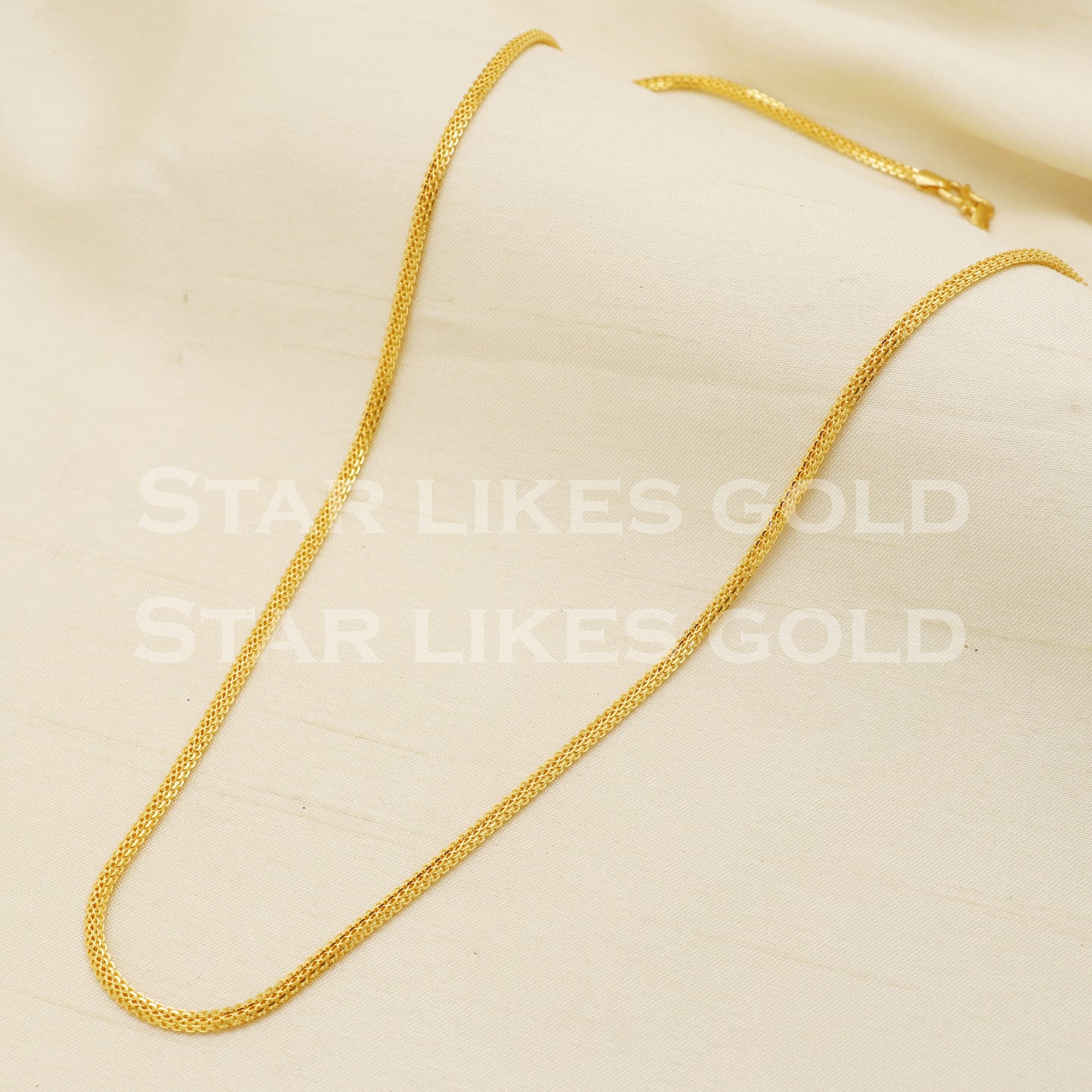 22k 22KT GOLD chain necklace Handmade fine Jewelry, PR1367