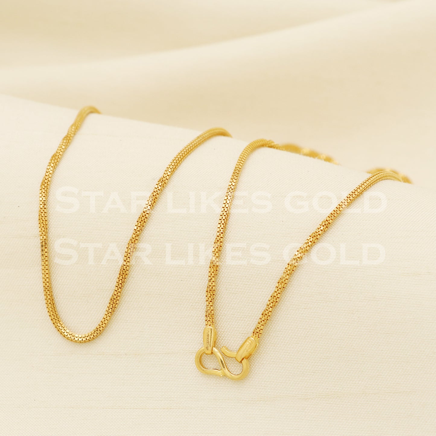 22k 22KT GOLD chain necklace Handmade fine Jewelry, PR1369