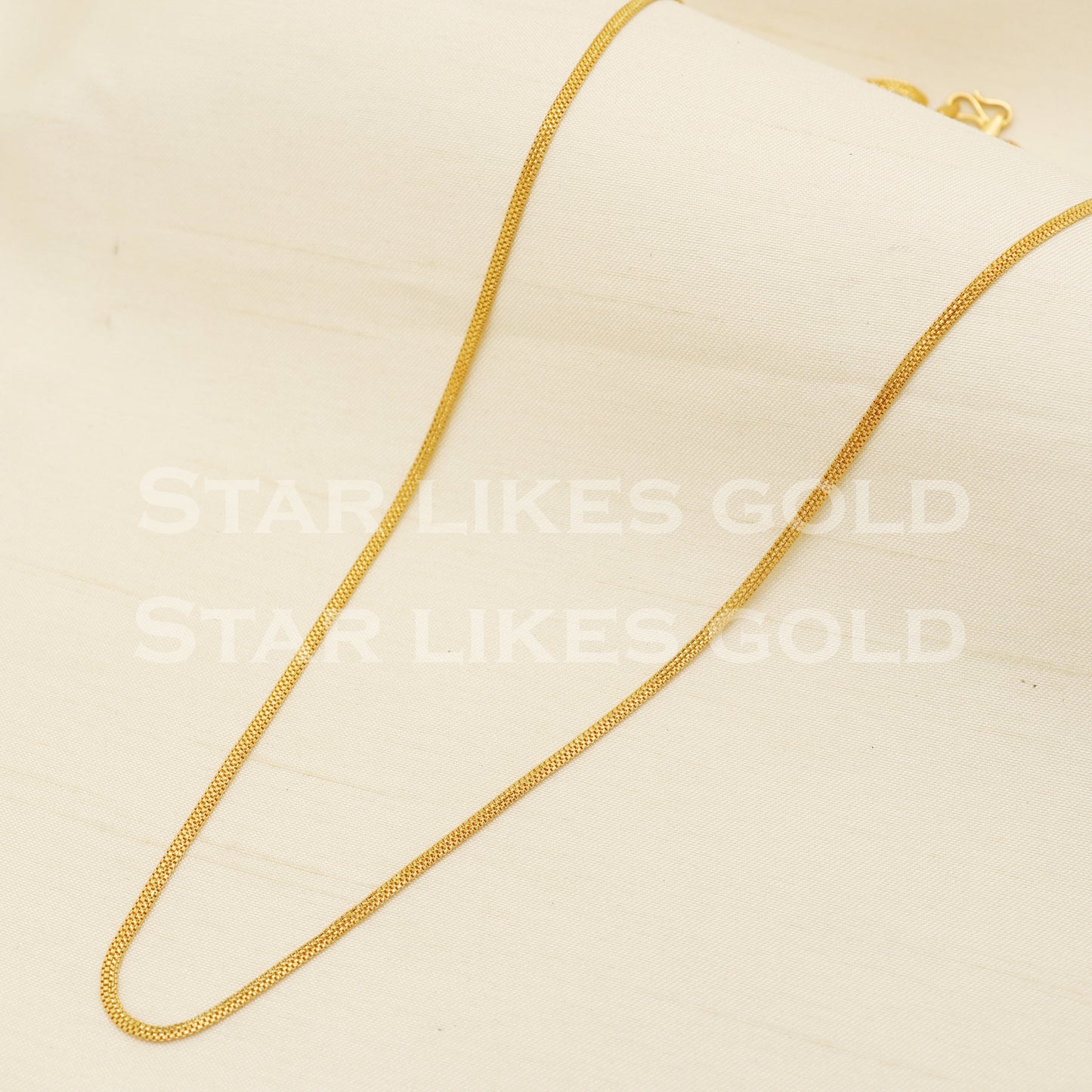 22k 22KT GOLD chain necklace Handmade fine Jewelry, PR1372