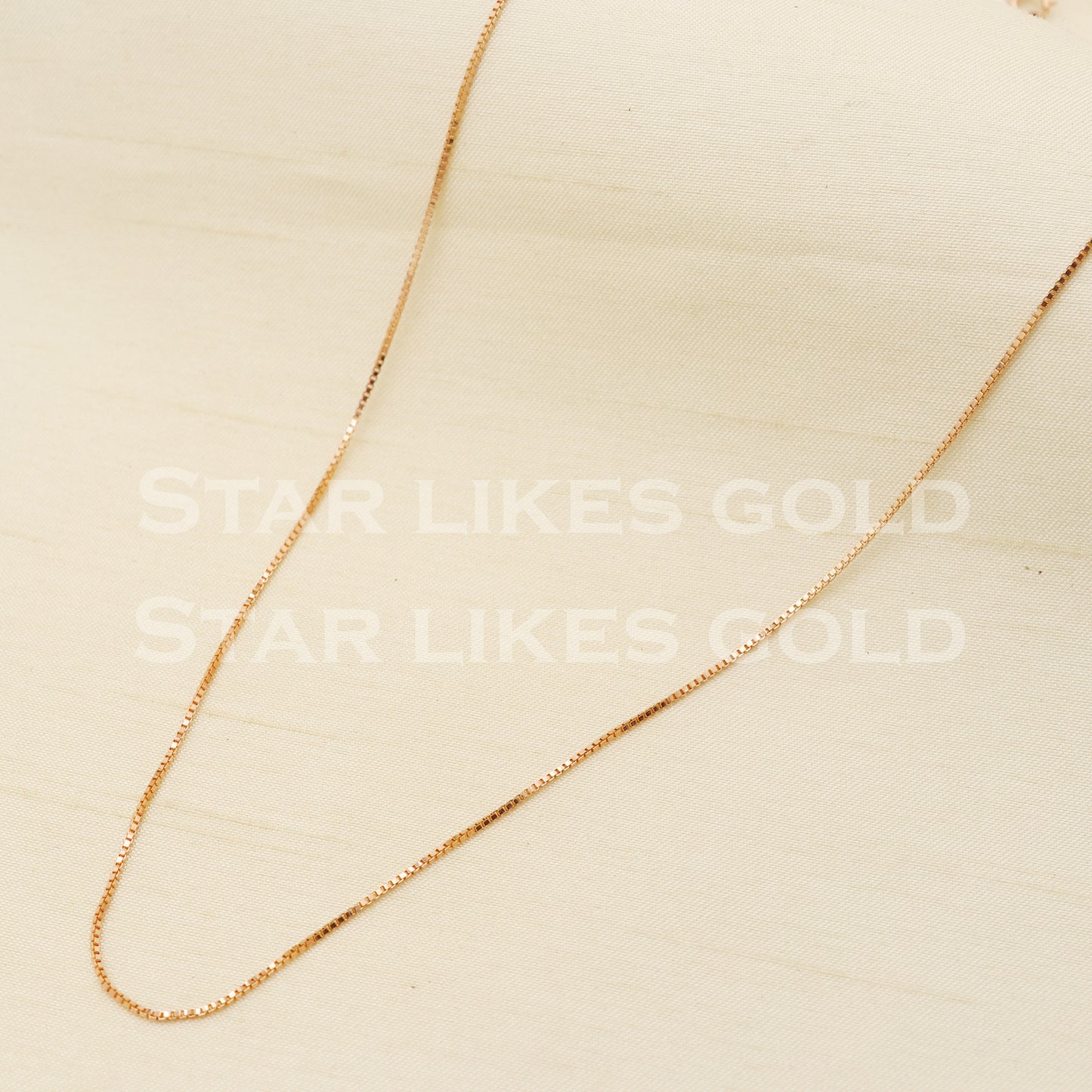 18k 18KT GOLD rose gold chain necklace Handmade fine Jewelry, PR1373