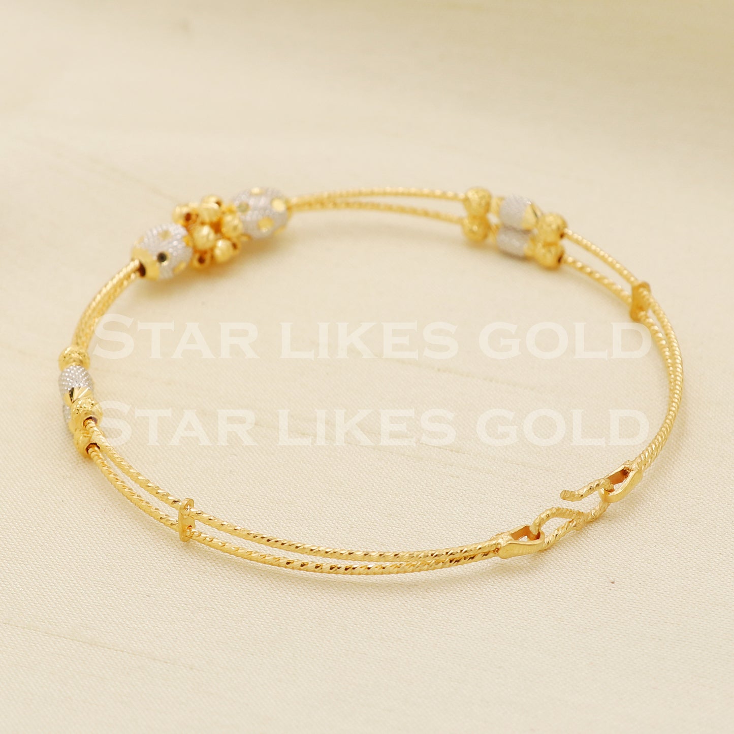22 karat 22k gold bangle bracelet jewelry, PR1384