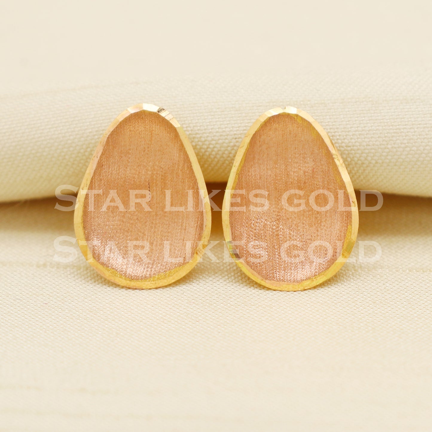Fine 22KT 22 Karat GOLD NECKLACE Earrings set Multi Tone Jewelry, Indian jewelry, Perfect Gift for Loved Ones, PR1418