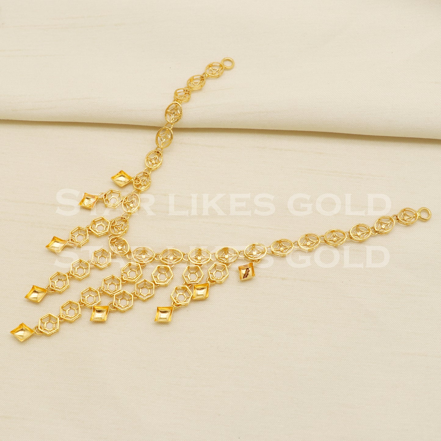 22KT 22 Karat GOLD NECKLACE Filigree Jewelry, Indian jewelry, Perfect Gift for Loved Ones, PR1422
