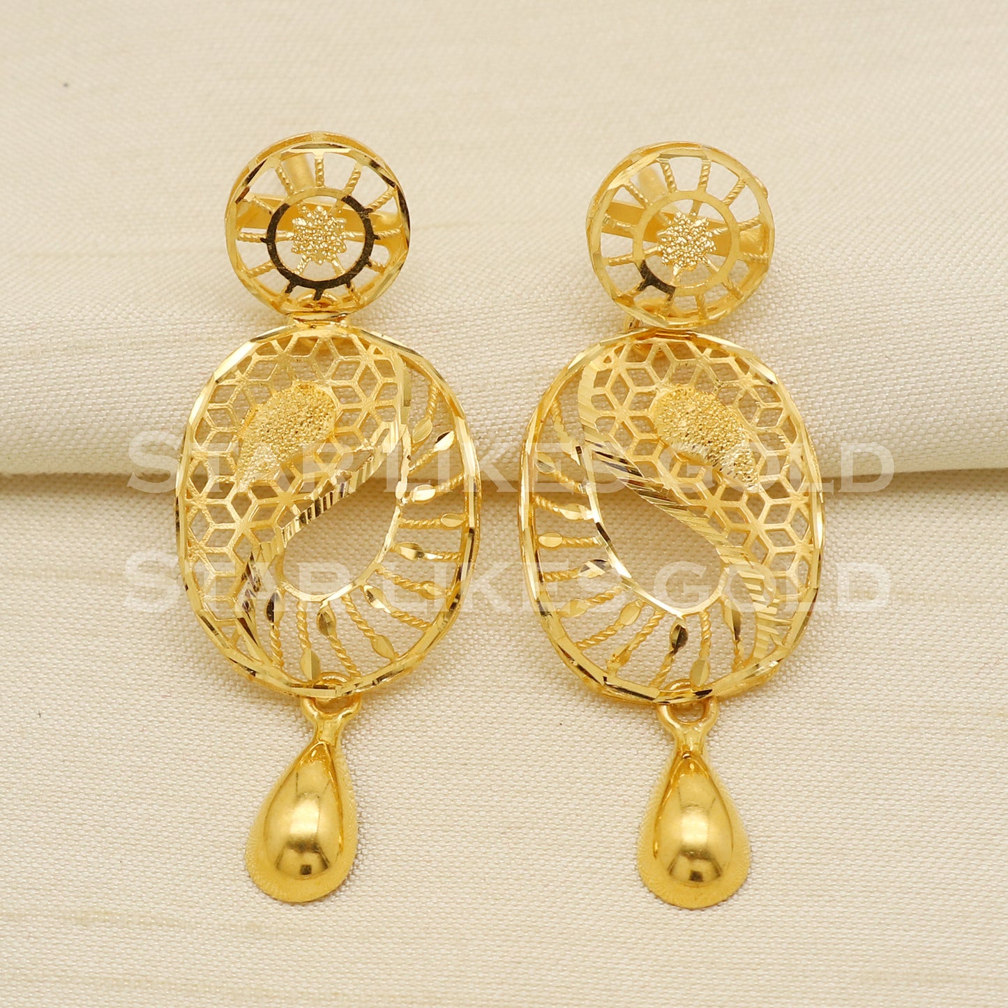 22KT 22 Karat GOLD NECKLACE Filigree Jewelry, Indian jewelry, Perfect Gift for Loved Ones, PR1424