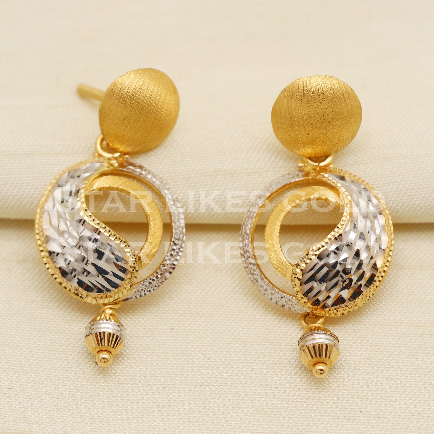 Tow Tone 22KT 22 Karat GOLD NECKLACE Bling Jewelry, Indian jewelry, Perfect Gift for Loved Ones, PR1438