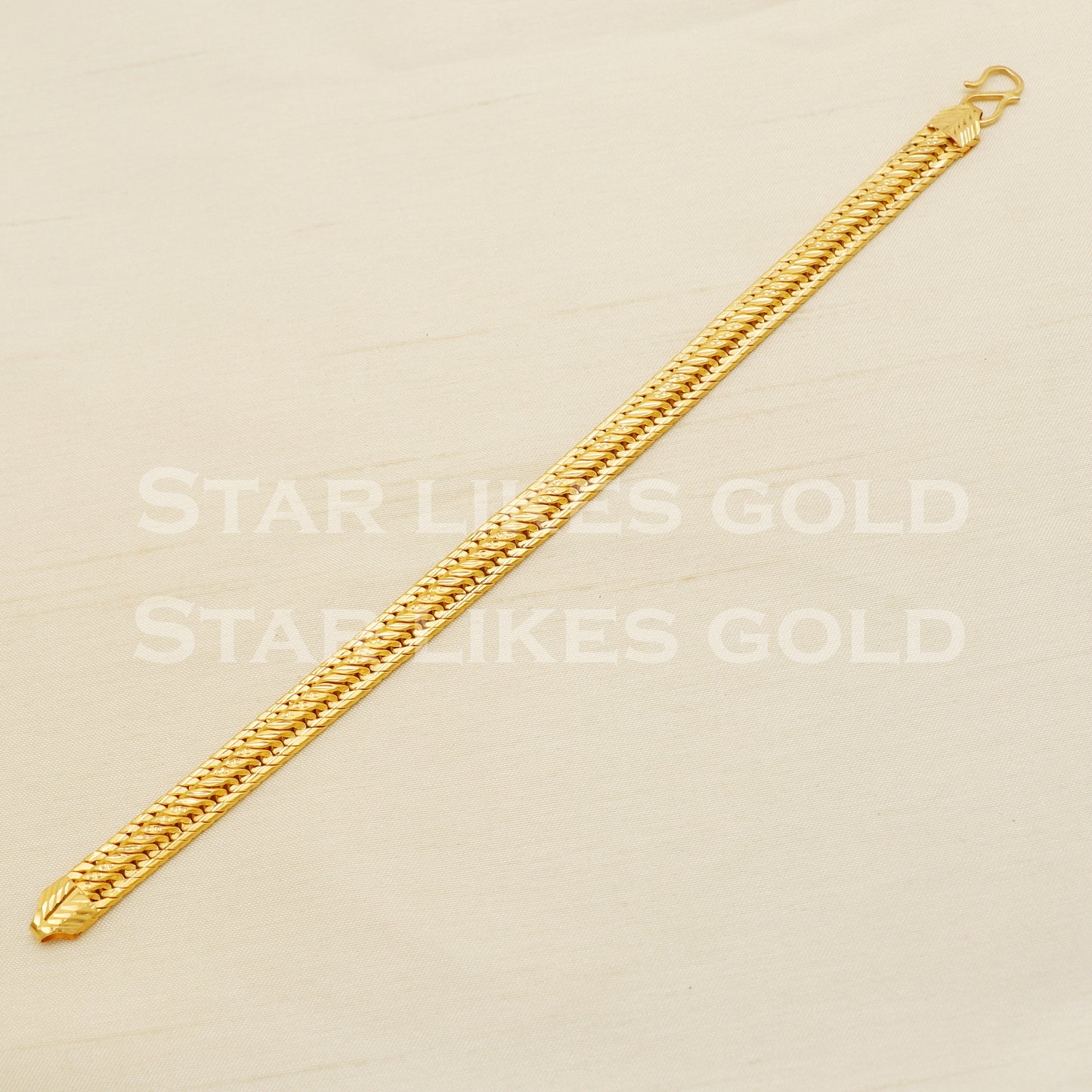 Handmade Indian 22 karat 22k gold Mens bracelet jewelry, PR1442