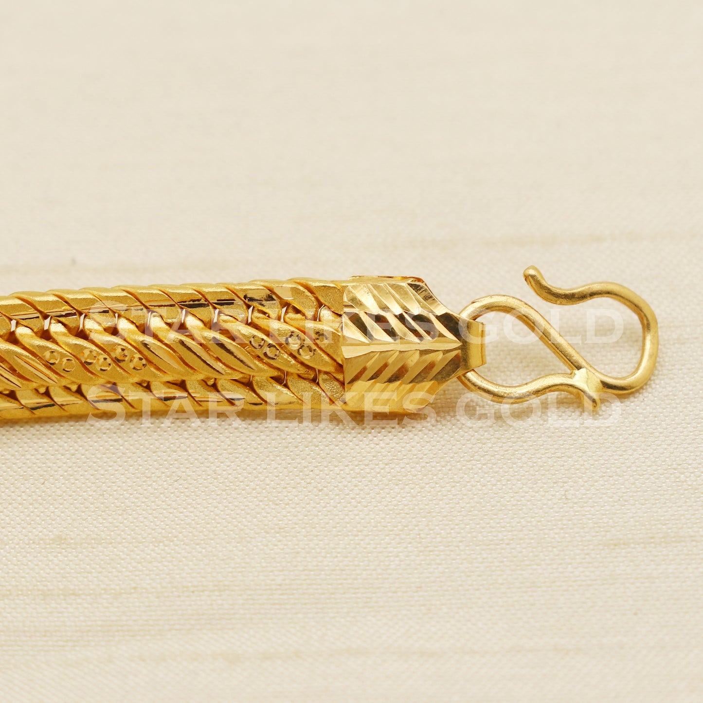 Handmade Indian 22 karat 22k gold Mens bracelet jewelry, PR1442