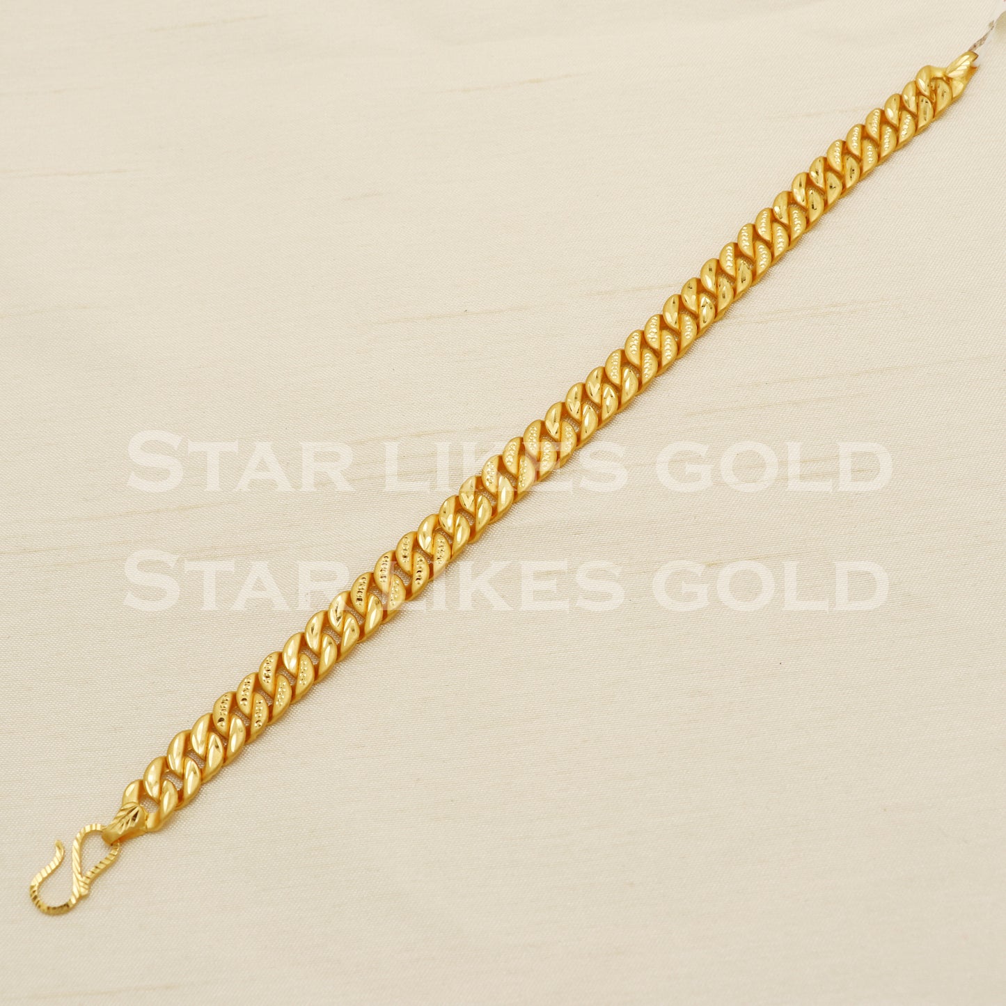 Handmade Indian 22 karat 22k gold Mens bracelet jewelry, PR1444