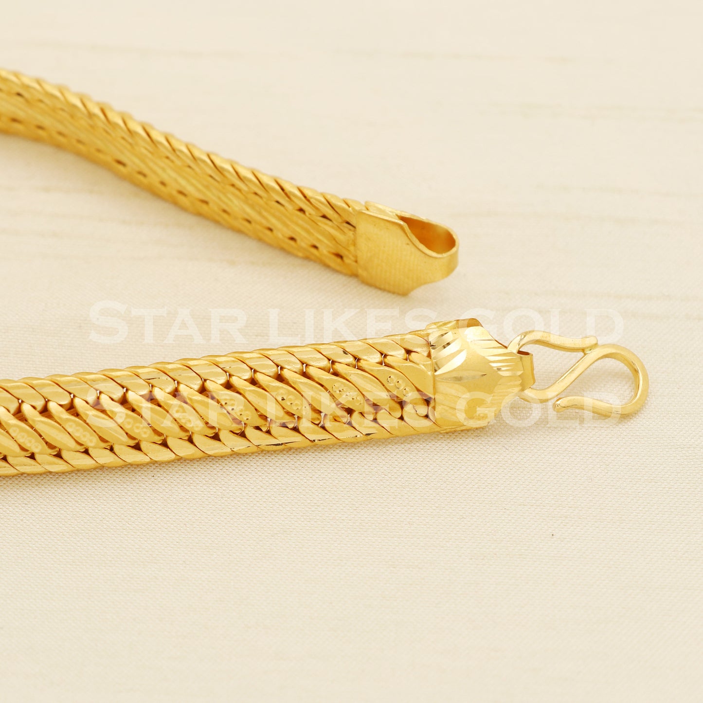Handmade Indian 22 karat 22k gold Mens bracelet jewelry, PR1446
