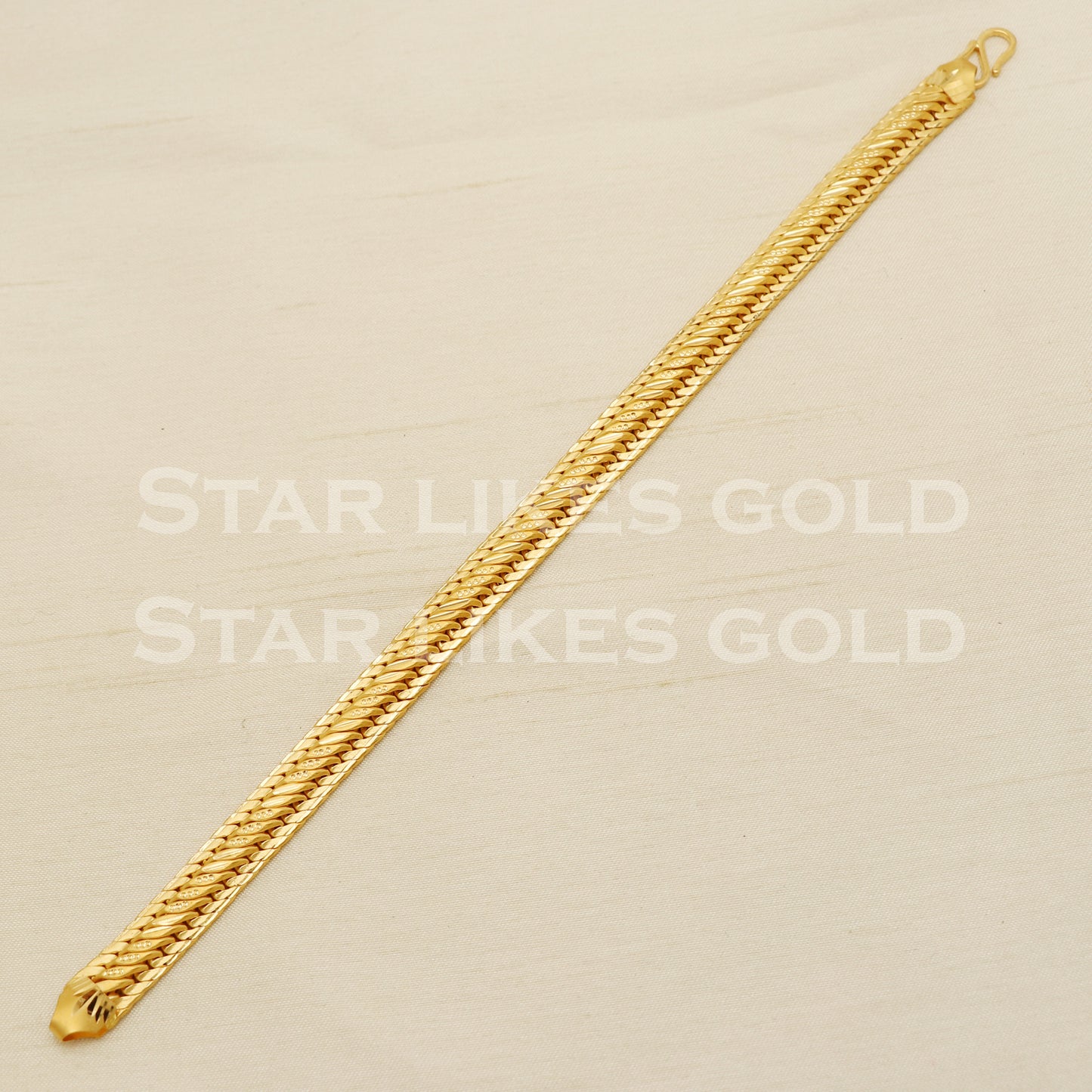 Handmade Indian 22 karat 22k gold Mens bracelet jewelry, PR1449