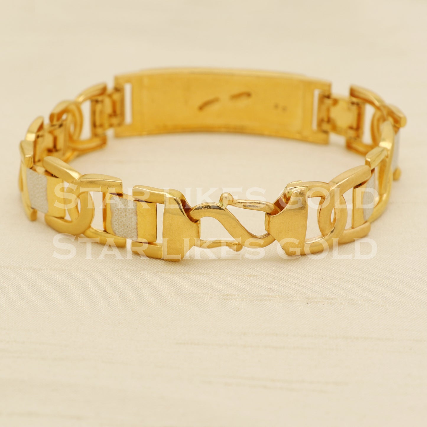 leopard 22 karat 22k gold Men bracelet Indian Handmade jewelry, PR1455