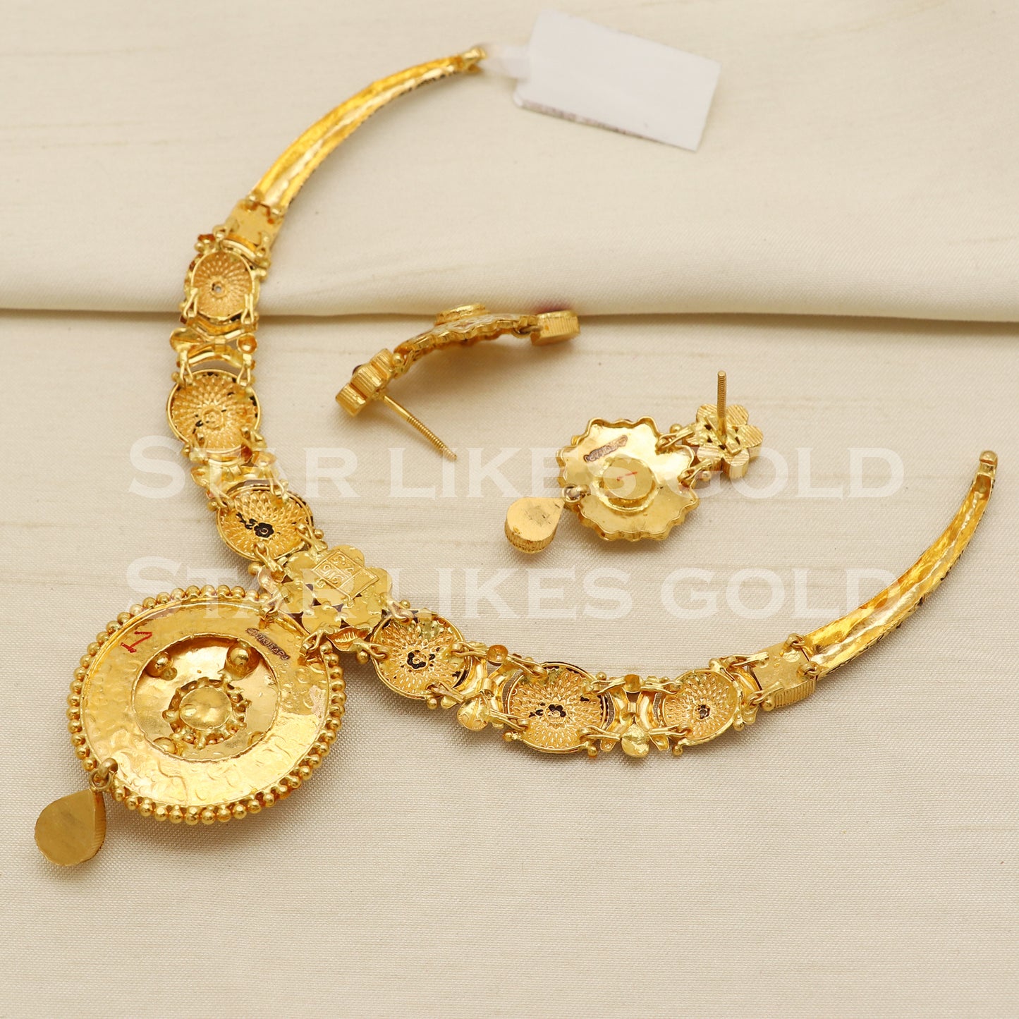 Traditional 22KT 22 Karat GOLD NECKLACE Wedding Jewelry, Perfect Gift for Loved Ones, PR1467