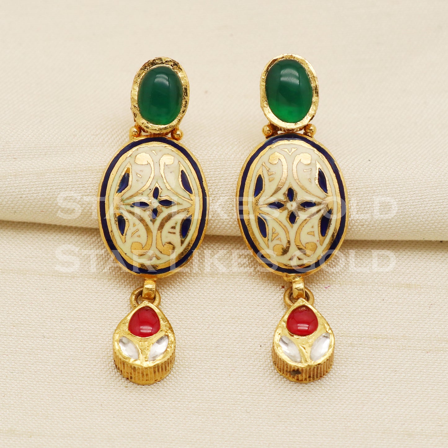 Traditional 22KT 22 Karat GOLD NECKLACE Wedding Jewelry, Perfect Gift for Loved Ones, PR1470