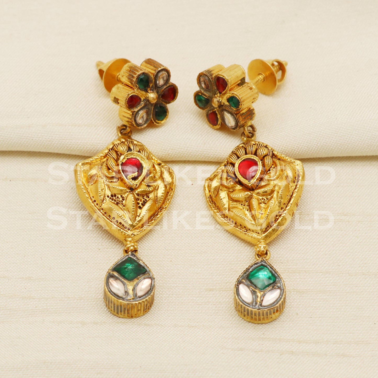 Traditional 22KT 22 Karat GOLD NECKLACE Wedding Jewelry, Perfect Gift for Loved Ones, PR1472