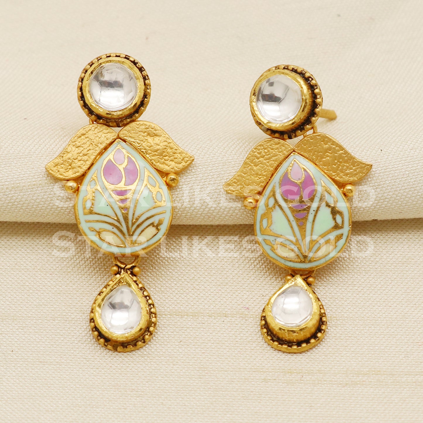 Traditional 22KT 22 Karat GOLD NECKLACE Set Wedding Jewelry, Perfect Gift for Loved Ones, PR1476