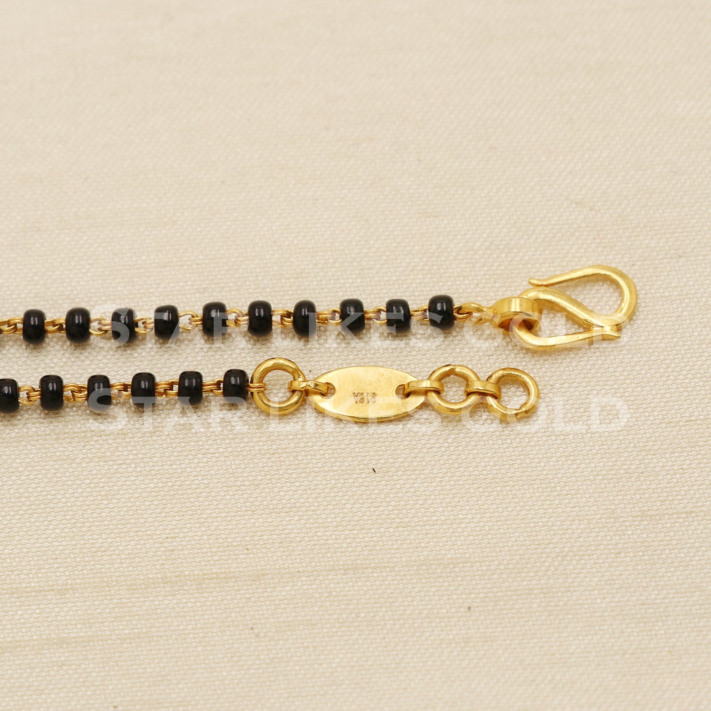 22 karat 22k gold Zircons Black Onyx Women Bracelet jewelry, PR1534