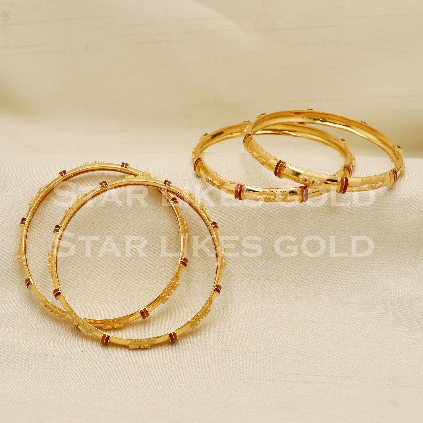 22 karat 22k gold Bangle Bracelet Jewelry, PR1574