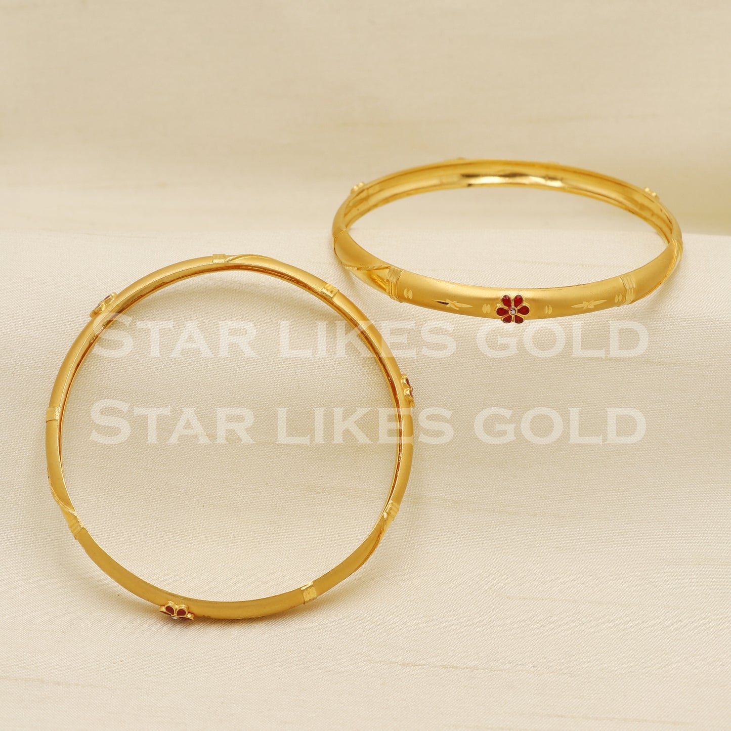 22 karat 22k gold Bangle Bracelet Jewelry, PR1578