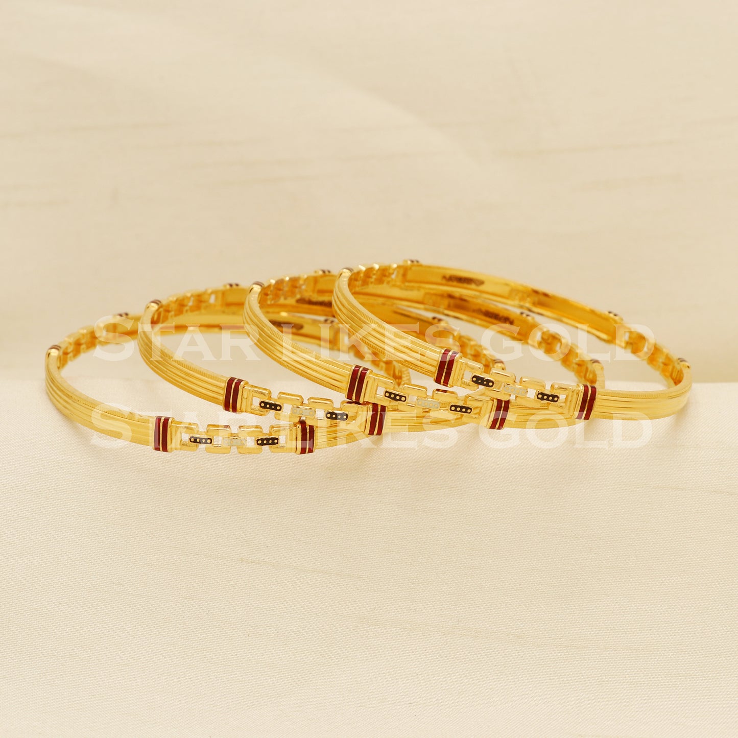 22 karat 22k gold Bangle Bracelet Jewelry, PR1580