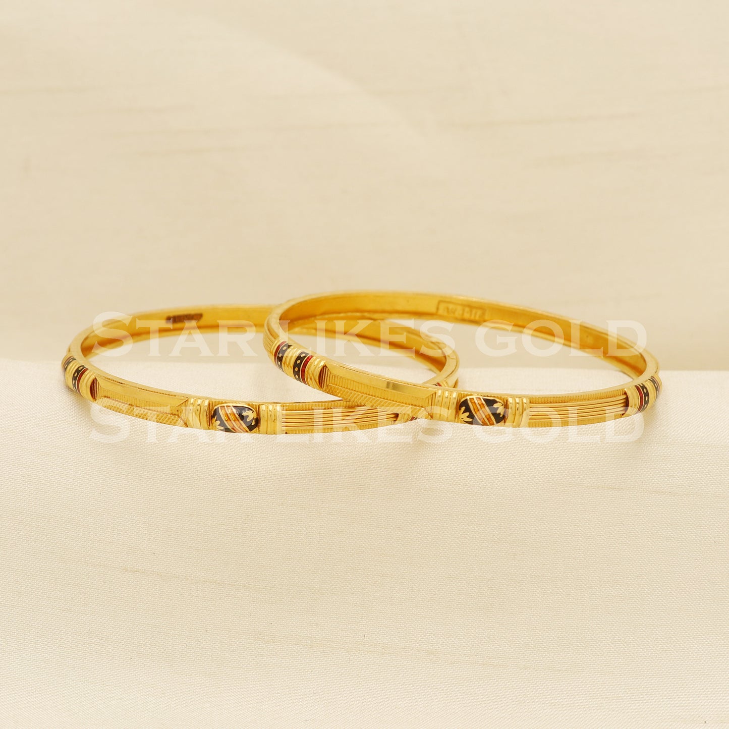 22 karat 22k gold Bangle Bracelet Jewelry, PR1581