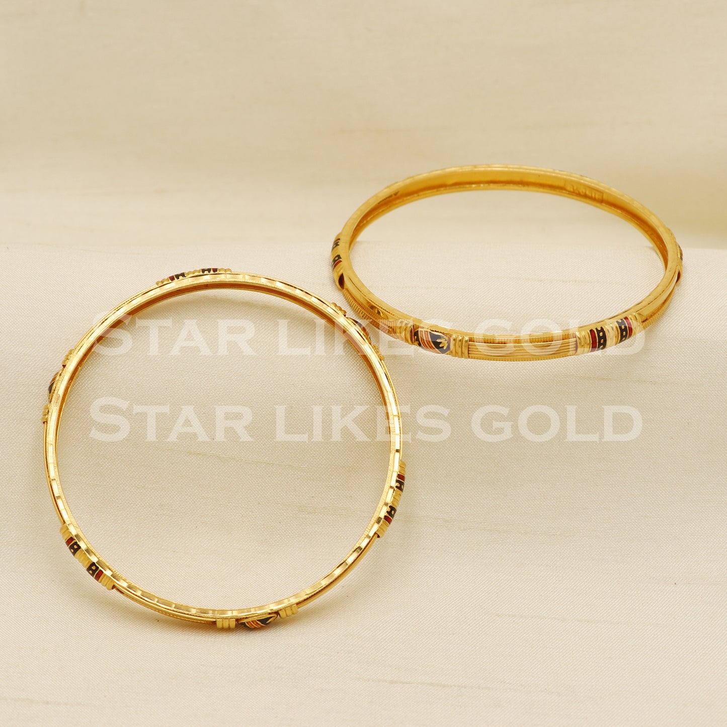 22 karat 22k gold Bangle Bracelet Jewelry, PR1581