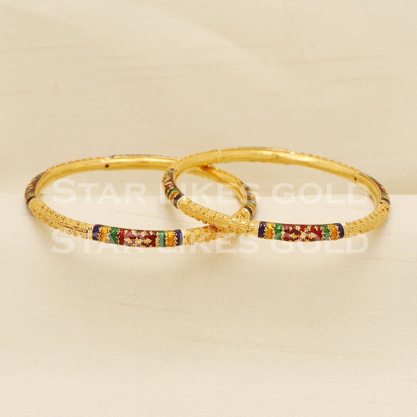 22 karat 22k gold Bangle Bracelet Jewelry, PR1582