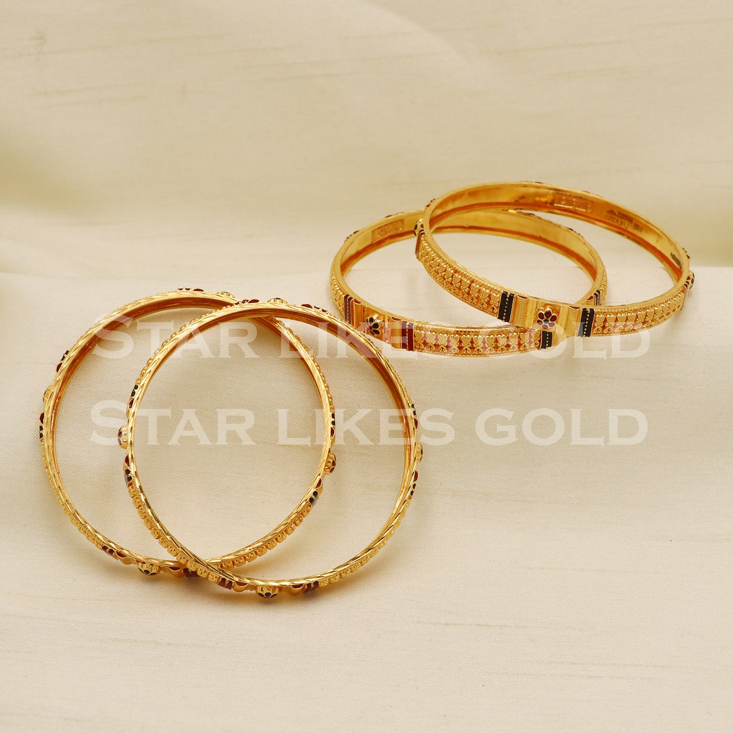 22 karat 22k gold Bangle Bracelet Jewelry, PR1590