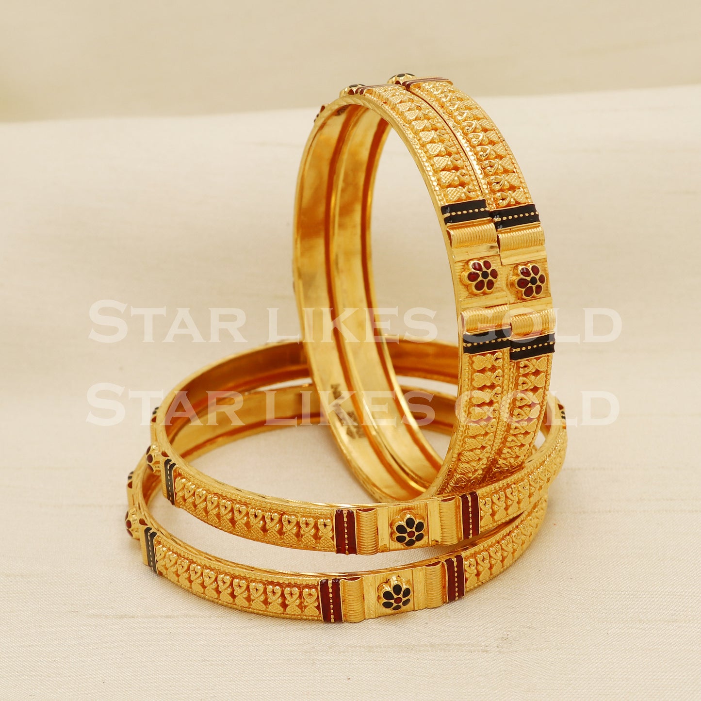 22 karat 22k gold Bangle Bracelet Jewelry, PR1590