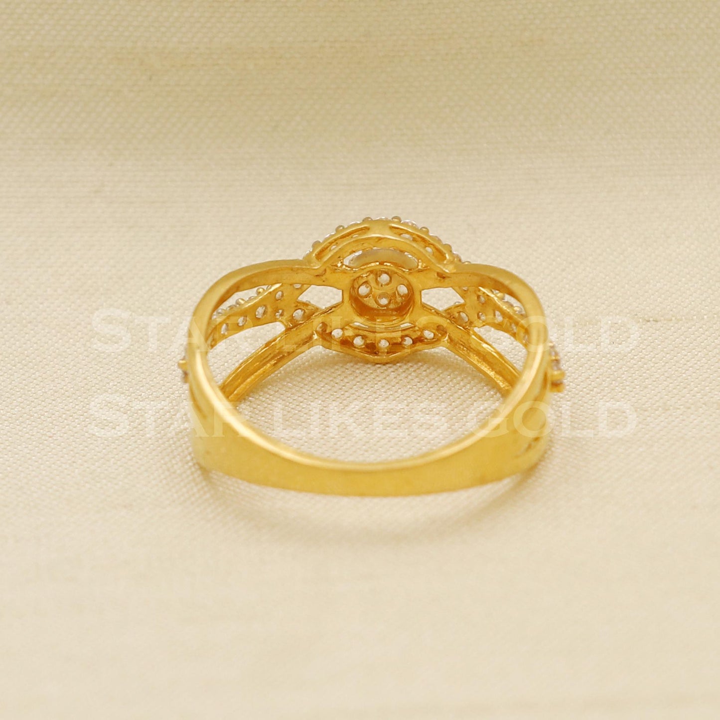 Stunning 22 karat 22k Gold Ring Jewelry, PR1099