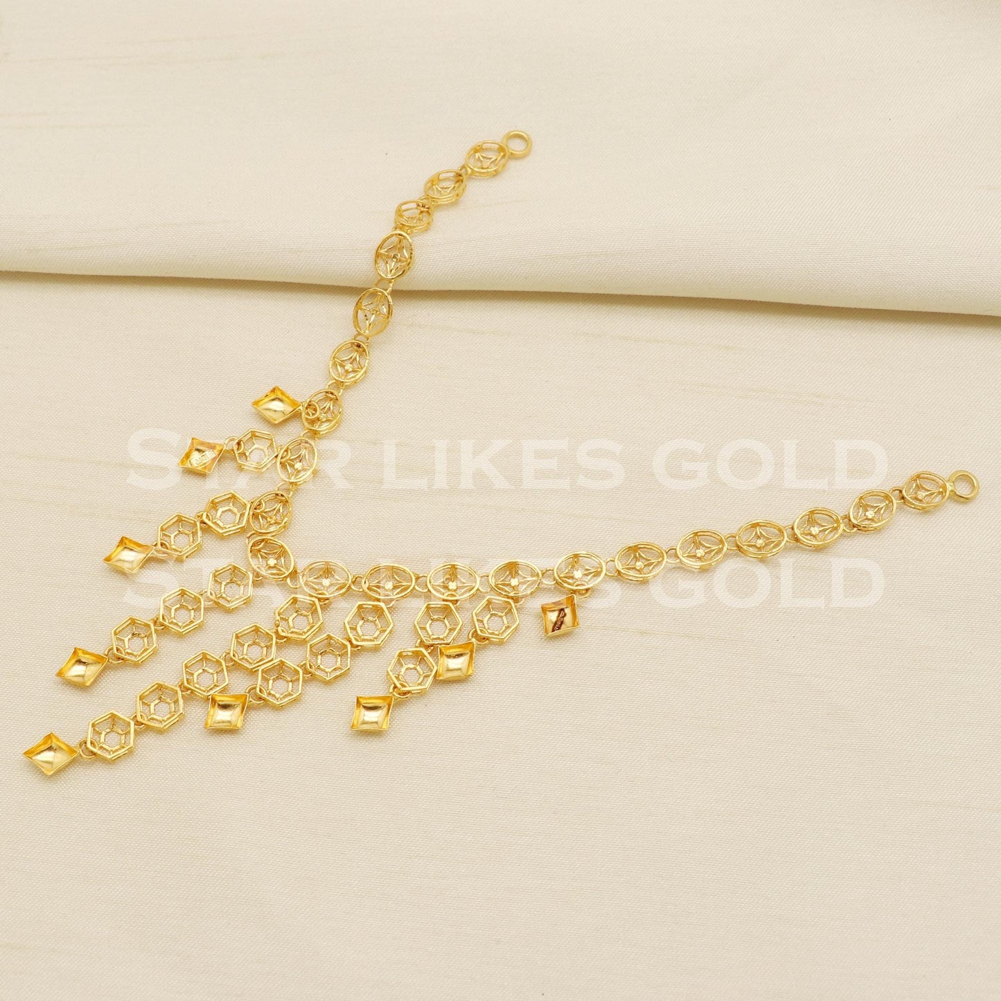 22KT 22 Karat GOLD NECKLACE Filigree Jewelry, Indian jewelry, Perfect Gift for Loved Ones, PR1422