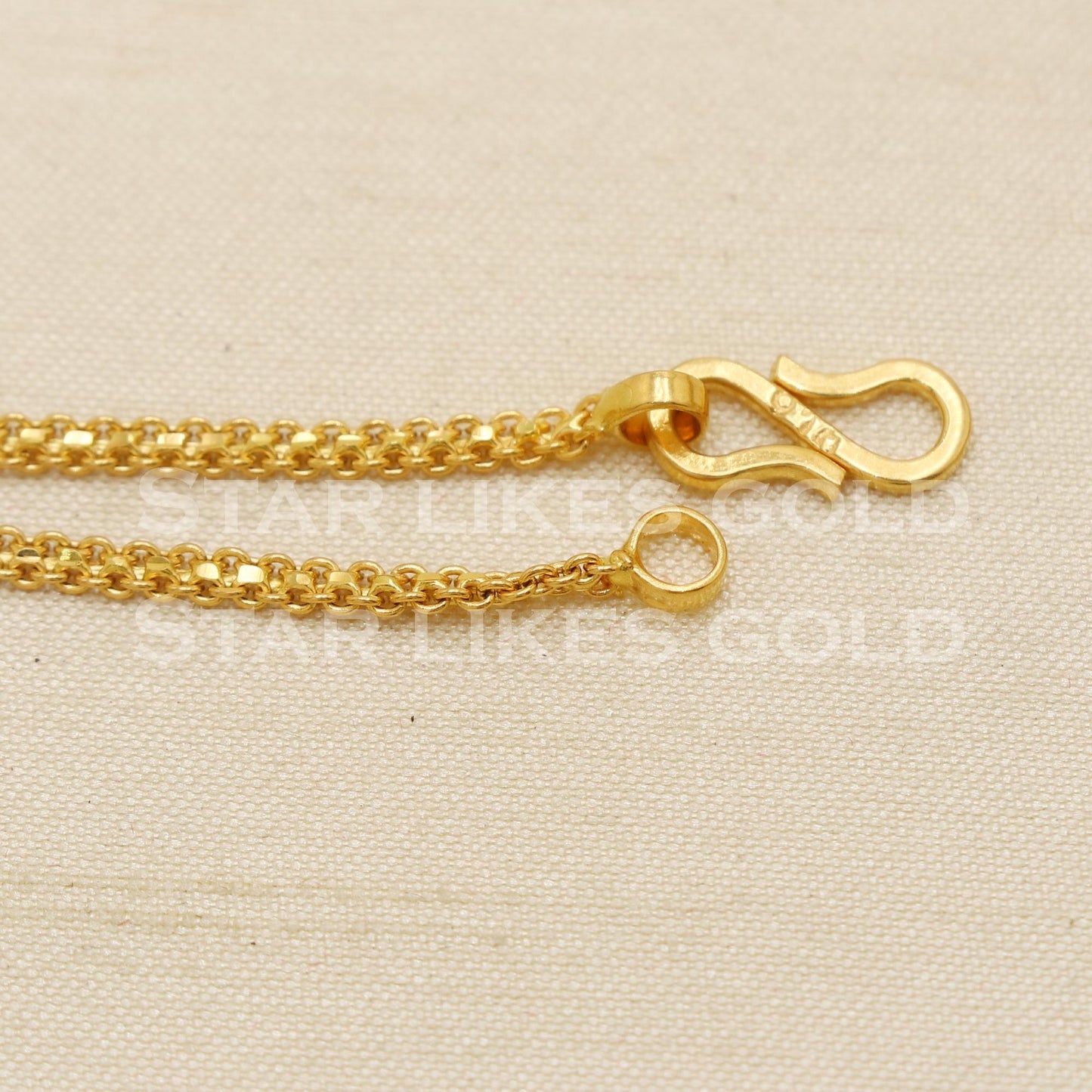 Hallmarked 22 karat 22k gold Child Baby Bracelet Jewelry for Gift, PR1549