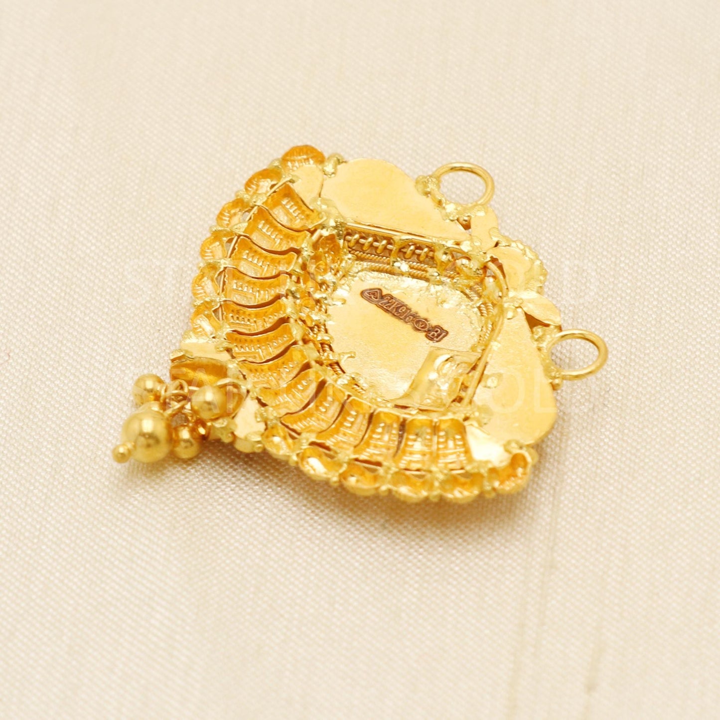 beautiful 22k 916 Solid Yellow Gold Indian Pendant Jewelry, B1738