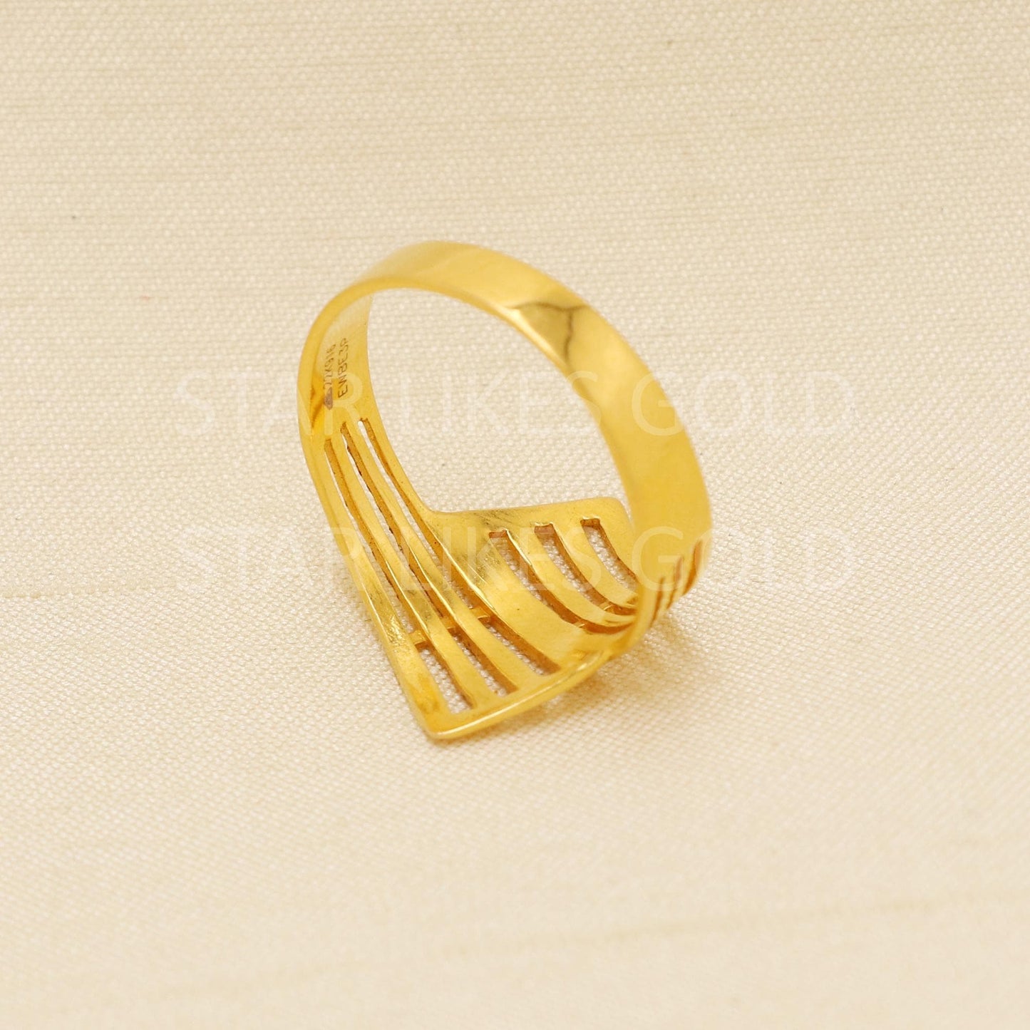 Handcrafted 22k Pure Gold handmade Rings - Artisan Jewelry, 22k Jewelry, Solid Gold Ring, Hallmarked, PR1888