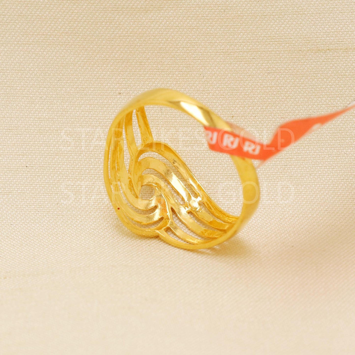 Handcrafted 22k Pure Gold handmade Rings - Artisan Jewelry, 22k Jewelry, Designer Gold Ring, Hallmarked, PR1897