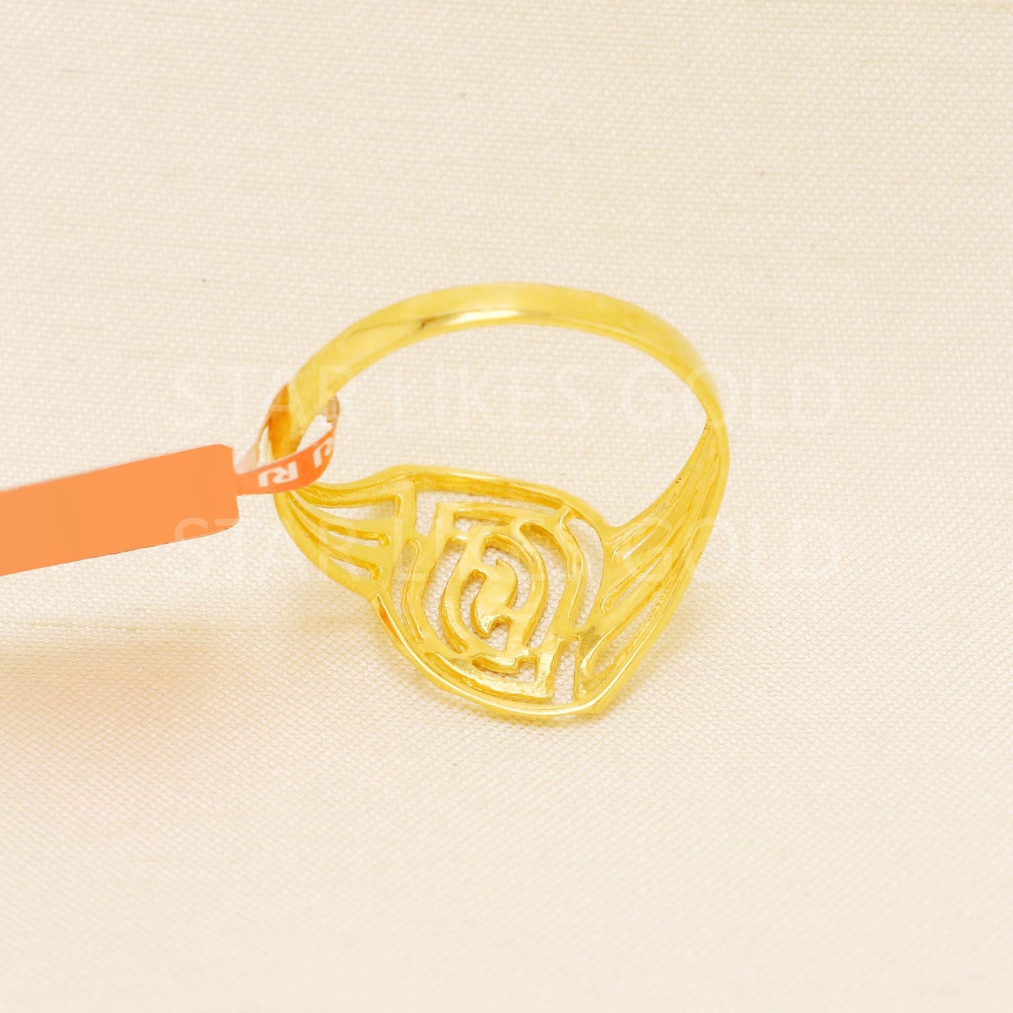 Handcrafted 22k Pure Gold handmade Rings - Artisan Jewelry, 22k Jewelry, Designer Gold Ring, Hallmarked, PR1901