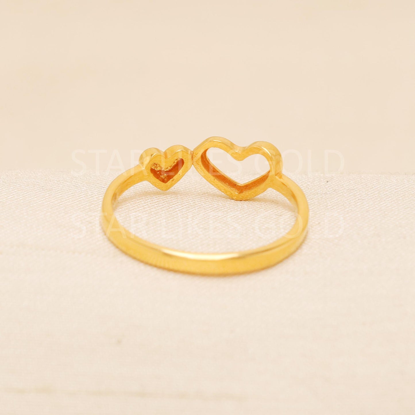 Handcrafted 22k Pure Gold handmade Rings - Artisan Jewelry, 22k Jewelry, Designer Gold Ring, Hallmarked, PR1962