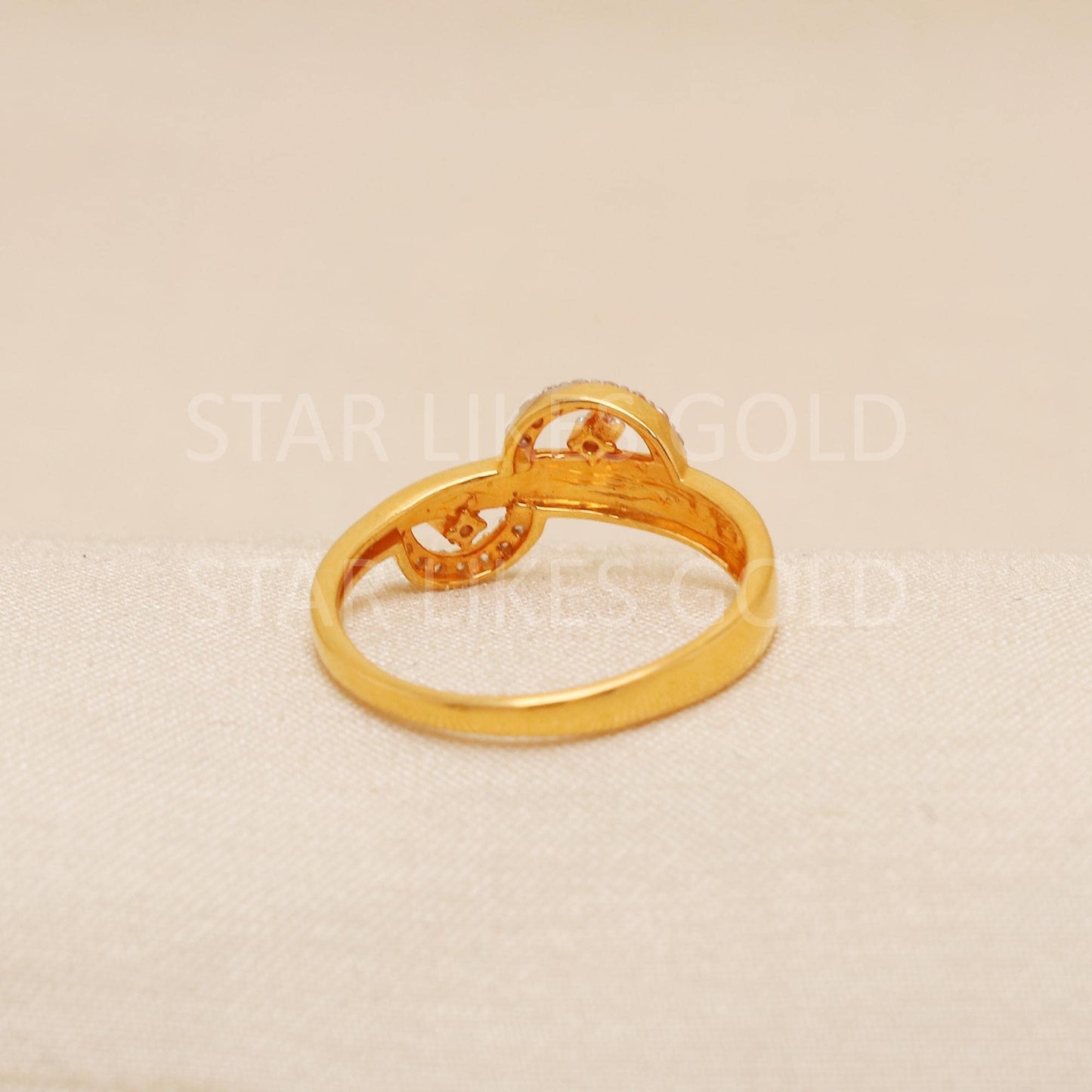 Handcrafted 22k Pure Gold handmade Rings - Artisan Jewelry, 22k Jewelry, Designer Gold Ring, Hallmarked, PR2177