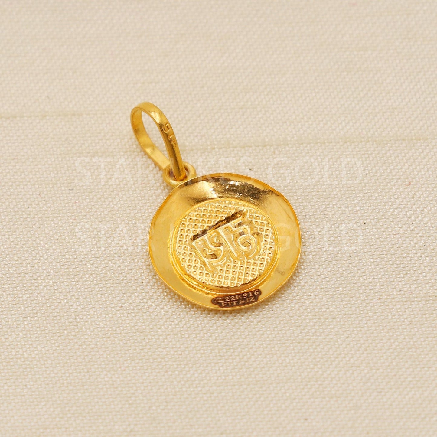 Hi Hay 22k Yellow Gold Handmade Pendant Jewelry, PR2100