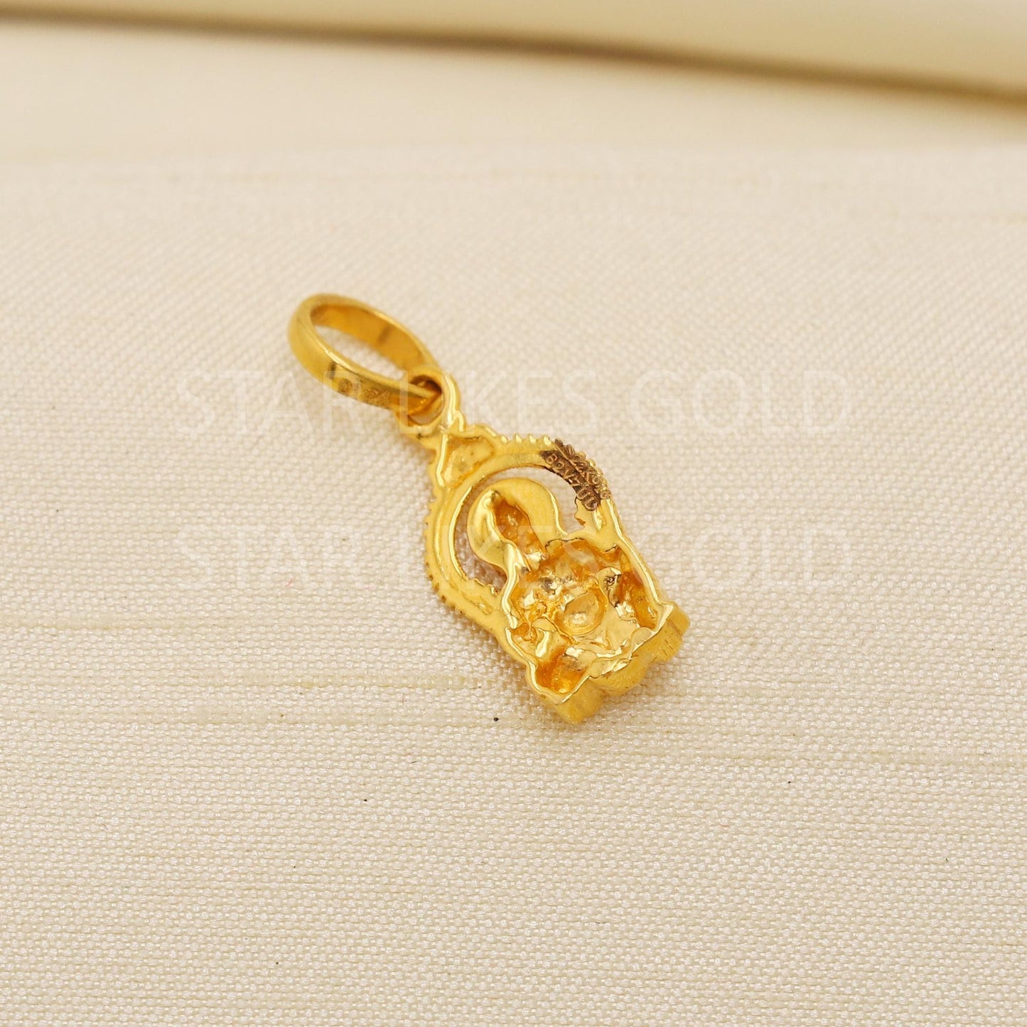 Lord Ganeshji 22k Gold Handmade Pendant Jewelry, PR2109