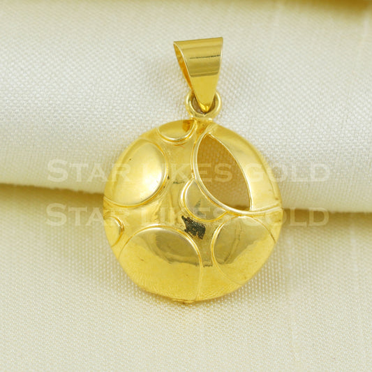 beautiful 18k Yellow Gold Pendant Jewelry B1060
