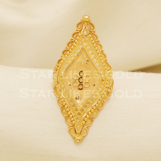 22 karat 22k gold Handmade Ring jewelry, B1315