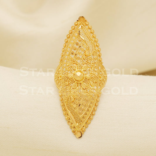 22 karat 22k gold Handmade Ring jewelry, B1316