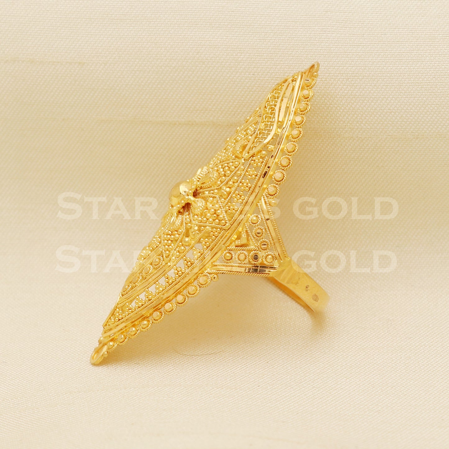 22 karat 22k gold Handmade Ring jewelry, B1316